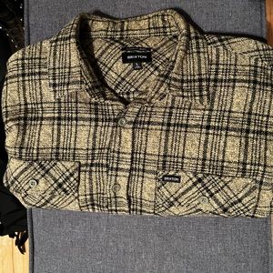 Mens Brixton Bowery Shirt size large